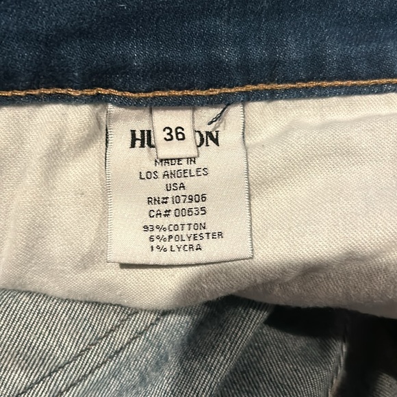 Hudson Jeans Men’s Size 36 Byron Five Pocket Straight Leg Jeans - Picture 9 of 9